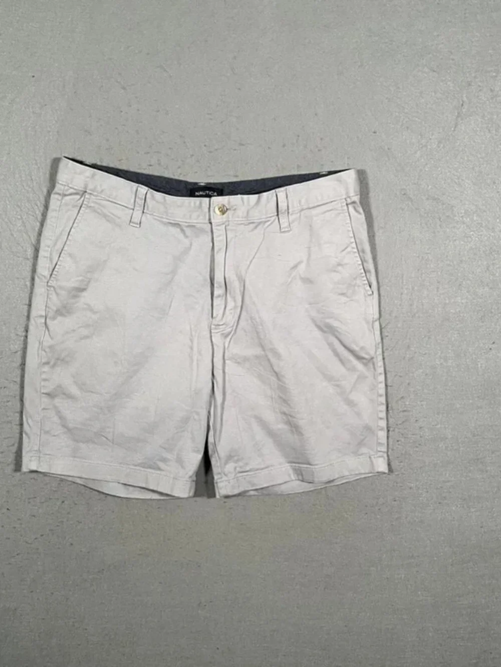 Nautica Light Blue Chino Shorts Vintage Preppy W35 I8